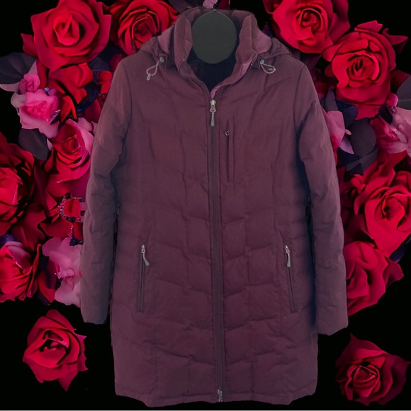LANDS End Down Fill Women's Parka Coat M - Picture 7 of 10
